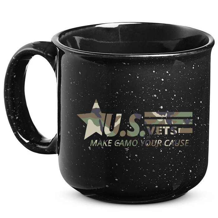 U.S. Vets Make Camo Your Cause 15oz Campfire Ceramic Mug