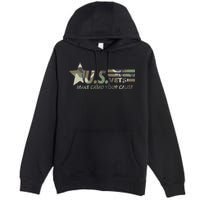 U.S. Vets Make Camo Your Cause Premium Pullover Hoodie