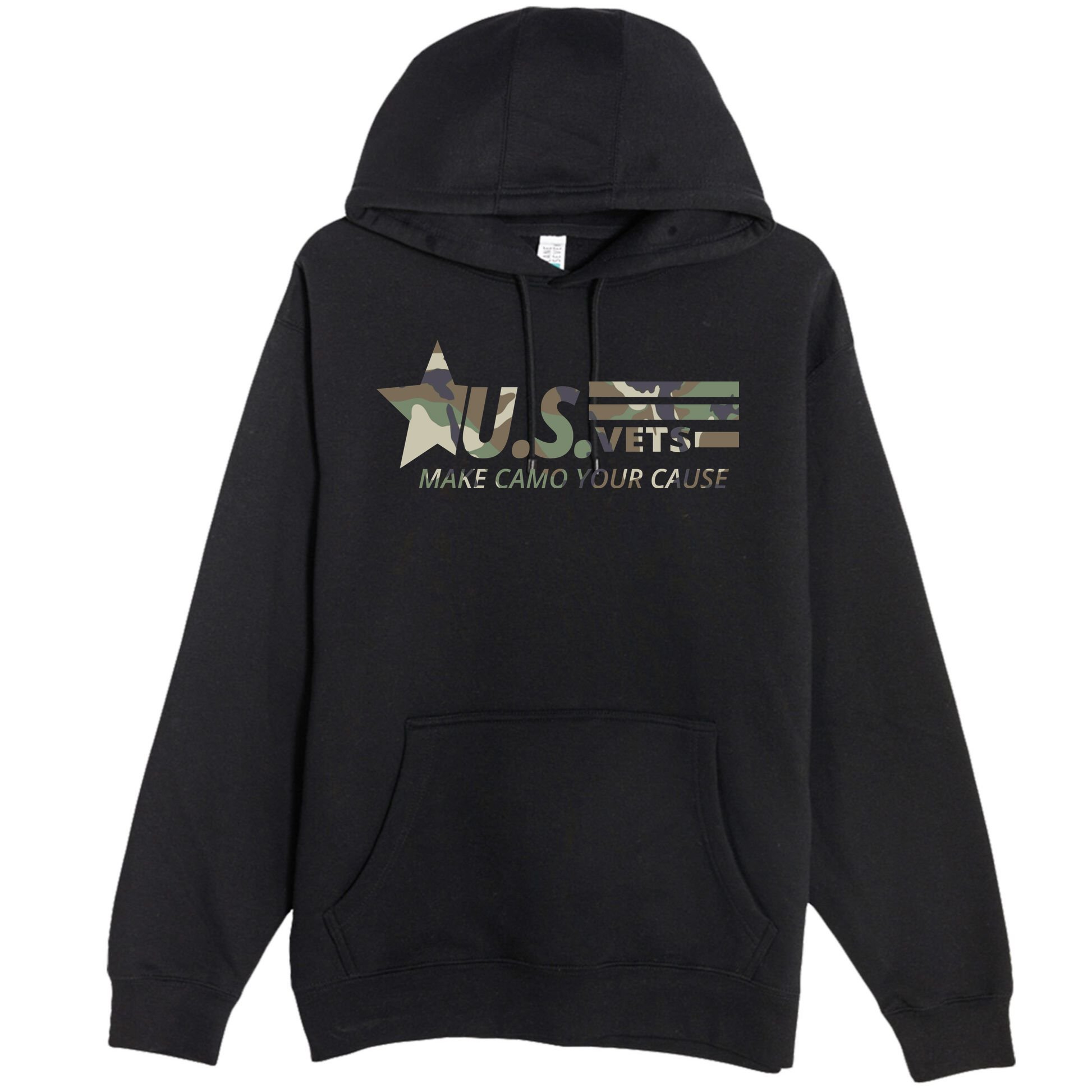 U.S. Vets Make Camo Your Cause Premium Pullover Hoodie