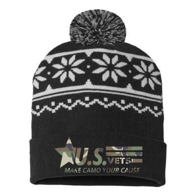 U.S. Vets Make Camo Your Cause USA-Made Snowflake Beanie