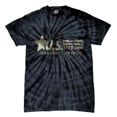 U.S. Vets Make Camo Your Cause Tie-Dye T-Shirt