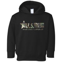 U.S. Vets Make Camo Your Cause Toddler Hoodie