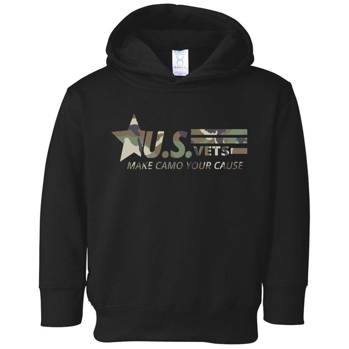 U.S. Vets Make Camo Your Cause Toddler Hoodie