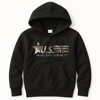 U.S. Vets Make Camo Your Cause Kids Hoodie