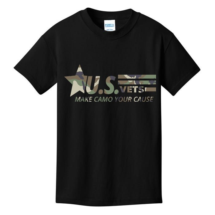 U.S. Vets Make Camo Your Cause Kids T-Shirt