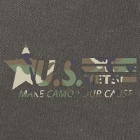 U.S. Vets Make Camo Your Cause Cotton Canvas Backpack