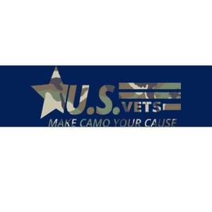 U.S. Vets Make Camo Your Cause Bumper Sticker