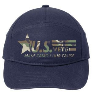 U.S. Vets Make Camo Your Cause 7-Panel Snapback Hat