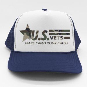 U.S. Vets Make Camo Your Cause Trucker Hat