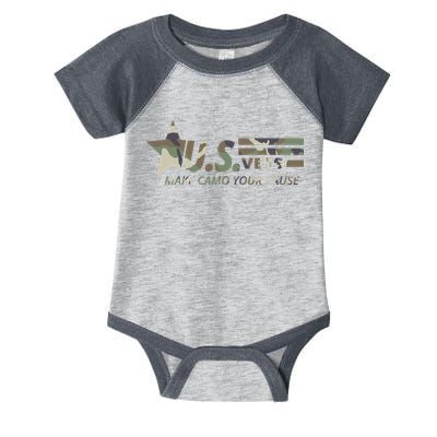 U.S. Vets Make Camo Your Cause Infant Baby Jersey Bodysuit