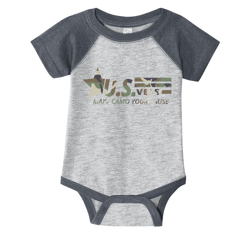 U.S. Vets Make Camo Your Cause Infant Baby Jersey Bodysuit