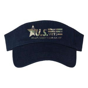 U.S. Vets Make Camo Your Cause Valucap Bio-Washed Visor