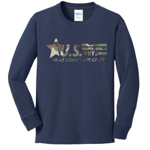 U.S. Vets Make Camo Your Cause Kids Long Sleeve Shirt