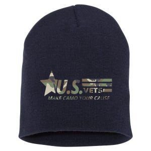 U.S. Vets Make Camo Your Cause Short Acrylic Beanie