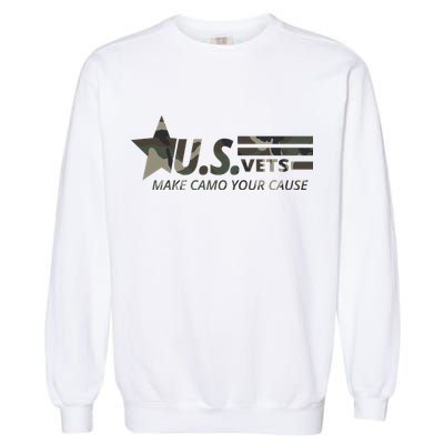 U.S. Vets Make Camo Your Cause Garment-Dyed Sweatshirt