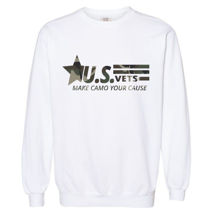 U.S. Vets Make Camo Your Cause Garment-Dyed Sweatshirt