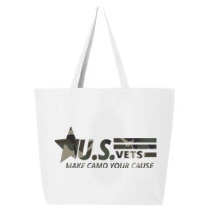 U.S. Vets Make Camo Your Cause 25L Jumbo Tote