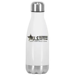 U.S. Vets Make Camo Your Cause Stainless Steel Insulated Water Bottle