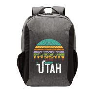 Utah Vintage Mountain 70s 80s Style Vector Backpack