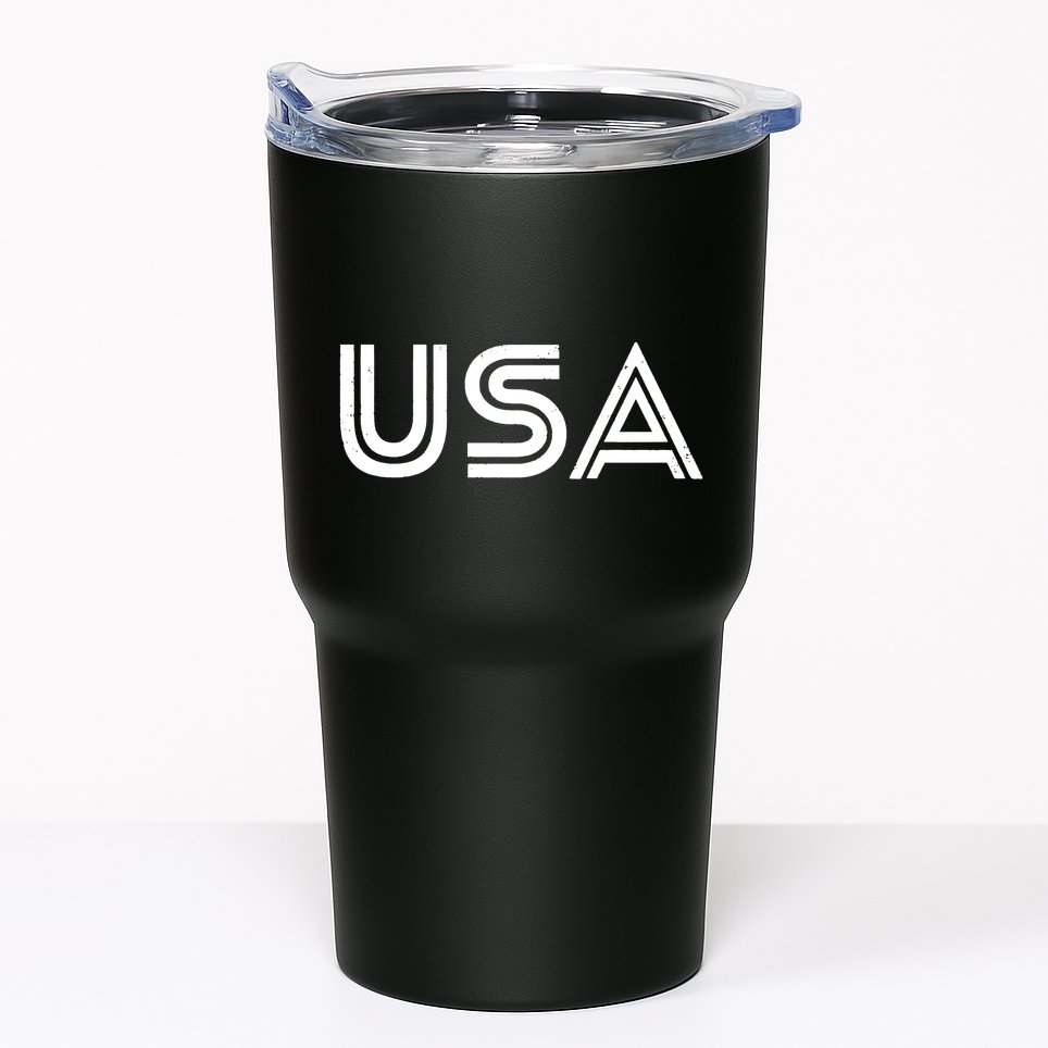Usa Vintage Patriotic Logo Tumbler