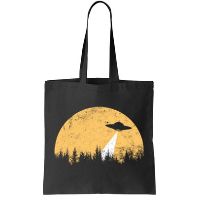 Ufo Vintage Retro Tote Bag