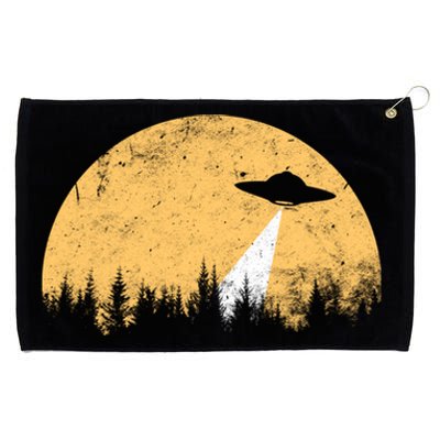 Ufo Vintage Retro Grommeted Golf Towel