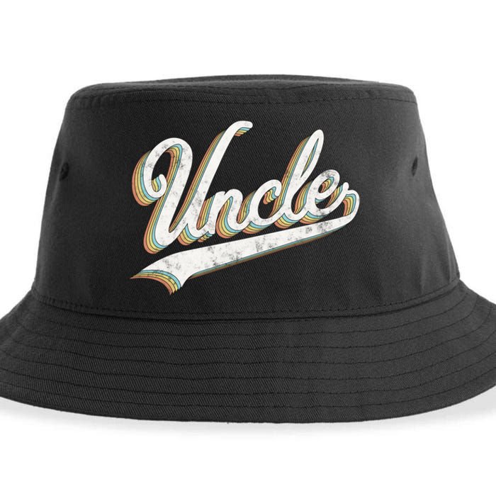 Uncle Vintage Retro Style Father’s Day Gift For Papa Uncle Sustainable Bucket Hat