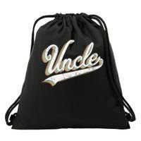 Uncle Vintage Retro Style Father’s Day Gift For Papa Uncle Drawstring Bag