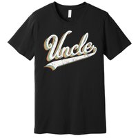 Uncle Vintage Retro Style Father’s Day Gift For Papa Uncle Premium T-Shirt