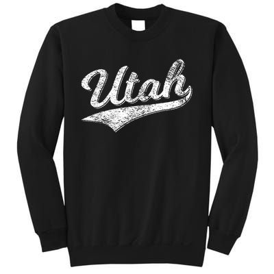 Utah Varsity Script Sports Athletic Jersey Style Sweatshirt