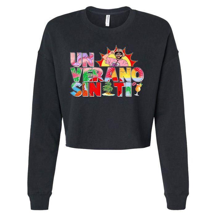 Un Verano Sin Ti Cropped Pullover Crew