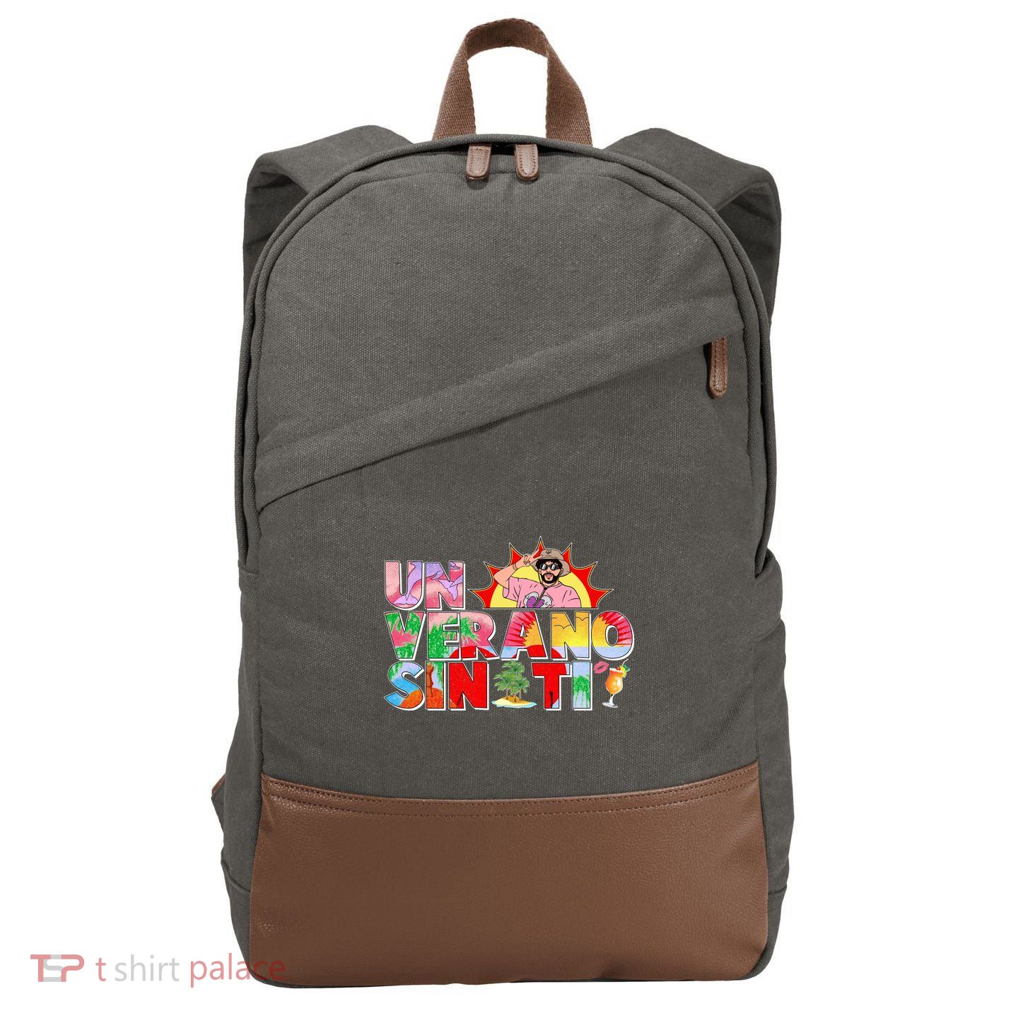 Un Verano Sin Ti Cotton Canvas Backpack