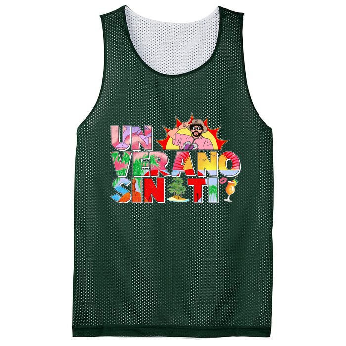 Un Verano Sin Ti Mesh Reversible Basketball Jersey Tank
