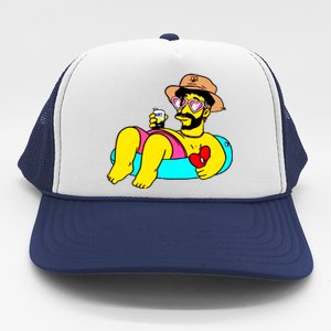 Un Verano Sin Ti Swimming Funny Cute Art Trending Trucker Hat