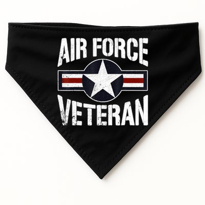 Usaf Veteran Us Air Force Veteran USA-Made Doggie Bandana