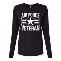 Usaf Veteran Us Air Force Veteran Womens Cotton Relaxed Long Sleeve T-Shirt