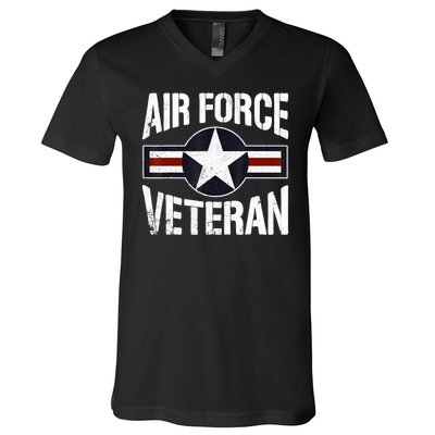 Usaf Veteran Us Air Force Veteran V-Neck T-Shirt