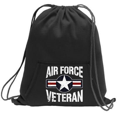 Usaf Veteran Us Air Force Veteran Sweatshirt Cinch Pack Bag