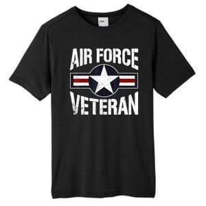 Usaf Veteran Us Air Force Veteran Tall Fusion ChromaSoft Performance T-Shirt