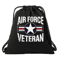 Usaf Veteran Us Air Force Veteran Drawstring Bag