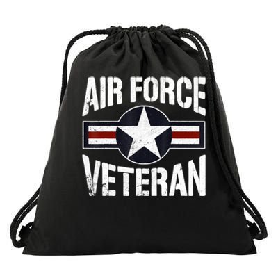 Usaf Veteran Us Air Force Veteran Drawstring Bag