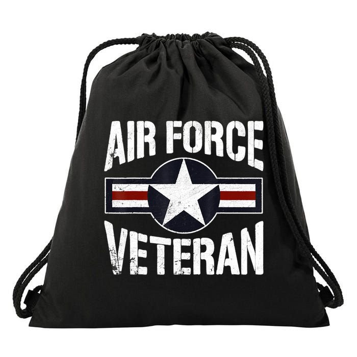 Usaf Veteran Us Air Force Veteran Drawstring Bag