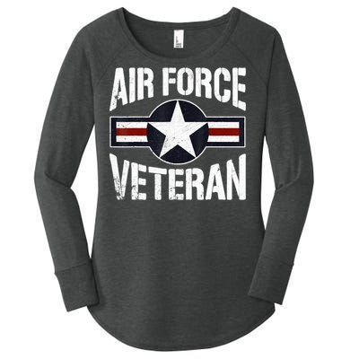 Usaf Veteran Us Air Force Veteran Women's Perfect Tri Tunic Long Sleeve Shirt