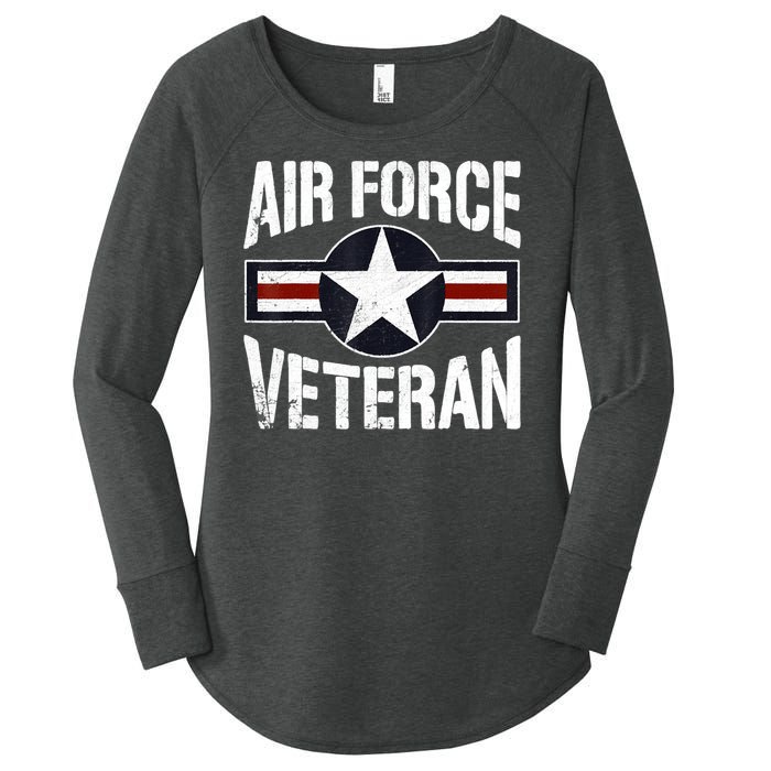 Usaf Veteran Us Air Force Veteran Women's Perfect Tri Tunic Long Sleeve Shirt