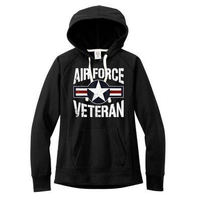 Usaf Veteran Us Air Force Veteran Women's Fleece Hoodie