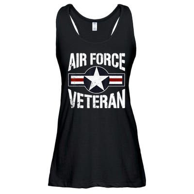 Usaf Veteran Us Air Force Veteran Ladies Essential Flowy Tank