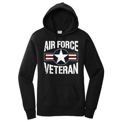 Usaf Veteran Us Air Force Veteran Women's Pullover Hoodie