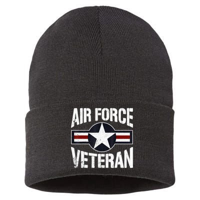 Usaf Veteran Us Air Force Veteran Sustainable Knit Beanie