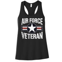 Usaf Veteran Us Air Force Veteran Women's Racerback Tank