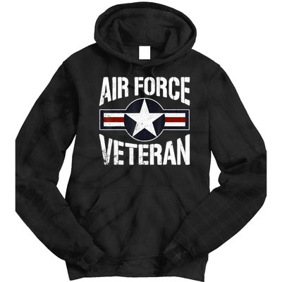 Usaf Veteran Us Air Force Veteran Tie Dye Hoodie